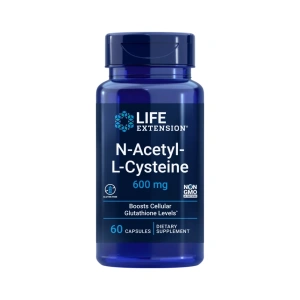 Life Extension NAC N-acetil-L-cisteinas 600 mg